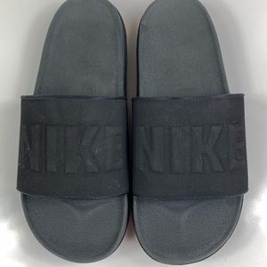 Nike Black Slides Sandals